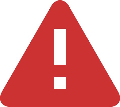 red warning sign png